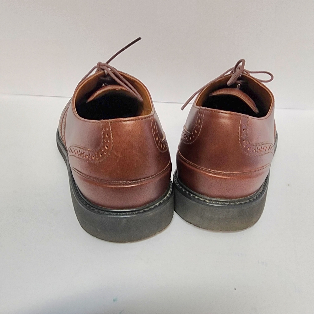 Rockport Classic Brown Leather Men's Dress Shoes Size 9.5 - Picture 2 of 8